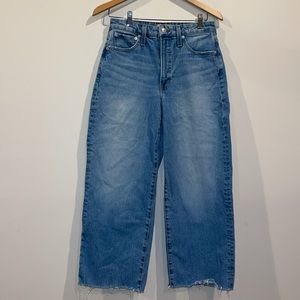 Madewell The Perfect Vintage curvy Wide-Leg Crop Jean